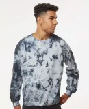 Dyenomite 681VR Blended Tie-Dyed Sweatshirt in Black crystal