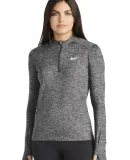 Nike NKDH4951  Ladies Dri-FIT Element 1/2-Zip Top BlkHthr