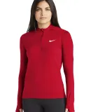 Nike NKDH4951  Ladies Dri-FIT Element 1/2-Zip Top Scarlet