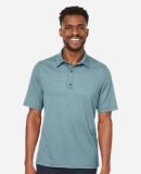 North End NE102 Men's Replay Recycled Polo in Opal blue
