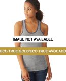 Alternative Apparel 12132E1 Ringer Racerback Tank Eco True Gold/Eco True Avocado