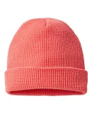 Richardson Hats 146R Waffle Cuffed Beanie Coral