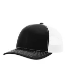 Richardson Hats 112RE Recycled Trucker Cap Black/ White