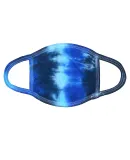 Tie-Dye 9122 Adult Face Mask BLUE OCEAN