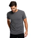 US Blanks US2000R Men's Short-Sleeve Recycled Crew in Anthracite