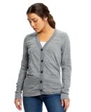 US Blanks US950 Ladies' 4.9 oz. Long-Sleeve Cardig in Tri grey