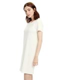 US Blanks US401 Ladies' Cotton T-Shirt Dress in Cream