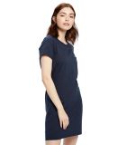 US Blanks US401 Ladies' Cotton T-Shirt Dress in Navy blue