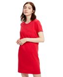 US Blanks US401 Ladies' Cotton T-Shirt Dress in Red