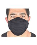 US Blanks USFM50 Adult Double Layer Nylon Face Mas in Black