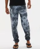 Dyenomite 973VR Dream Tie-Dyed Sweatpants in Black crystal