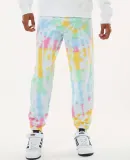 Dyenomite 973VR Dream Tie-Dyed Sweatpants in Devine