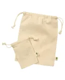 econscious EC8101 Organic Cotton Cinch Gift Bag NATURAL