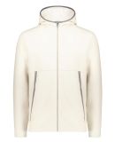 Augusta Sportswear 6858 Polar Fleece Hooded Full-Z in Oyster