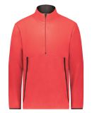 Augusta Sportswear 6856 Youth Polar Fleece Quarter in Scarlet