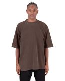 Shaka Wear SHGDD Adult Garment-Dyed Drop-Shoulder  in Mocha