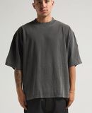 Shaka Wear SHGDD Adult Garment-Dyed Drop-Shoulder  in Shadow