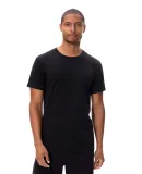 Threadfast Apparel 180A Unisex Ultimate Cotton T-S in Black