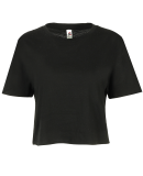 Smart Blanks 4003 WOMEN'S CROP TEE in Black