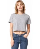 Smart Blanks 4003 WOMEN'S CROP TEE in Heather grey