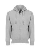 Smart Blanks 102 ADULT COMFORT ZIPPER HOODIE HEATHER GREY