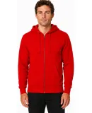 Smart Blanks 102 ADULT COMFORT ZIPPER HOODIE in Red