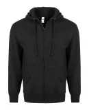 Smart Blanks 202 ADULT HEAVY WT ZIPPER HOOD BLACK