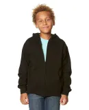 Smart Blanks 302 YOUTH ZIPPER HOODIE BLACK