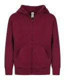 Smart Blanks 302 YOUTH ZIPPER HOODIE BURGUNDY