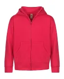 Smart Blanks 302 YOUTH ZIPPER HOODIE HOT PINK