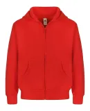 Smart Blanks 302 YOUTH ZIPPER HOODIE RED