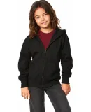 Smart Blanks 302 YOUTH ZIPPER HOODIE in Black