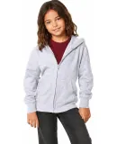 Smart Blanks 302 YOUTH ZIPPER HOODIE in Heather grey