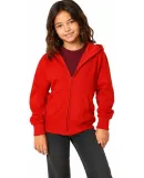 Smart Blanks 302 YOUTH ZIPPER HOODIE in Red
