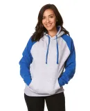 Smart Blanks CB3260 COLOR BLK PULLOVER HOODIE HEATHER GREY ROYAL