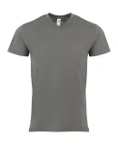 Smart Blanks 601 MEN'S V NECK T SHIRTS in Heavy metal