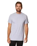 Smart Blanks M1200 ADULT PREM HEAVY WT SS TEE HEATHER GREY