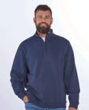 Boxercraft BM5202 Fleece Quarter-Zip Pullover in Navy