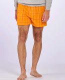 Boxercraft BM6701 Double Brushed Flannel Boxers in Orange field day plaid