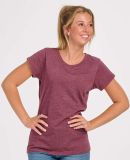 Boxercraft BW2101 Women's Tri-Blend T-Shirt in Maroon heather