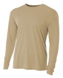 A4 Apparel N3165 Men's Cooling Performance Long Sl in Sand
