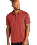 MERCER+METTLE MM1014    Stretch Jersey Polo in Terracotta