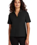 MERCER+METTLE MM1015    Women's Stretch Jersey Pol in Deepblack