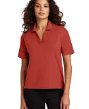 MERCER+METTLE MM1015    Women's Stretch Jersey Pol in Terracotta