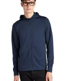 MERCER+METTLE MM3002    Double-Knit Full-Zip Hoodi InsBlue