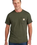 CARHARTT CT104616 Carhartt Force   Short Sleeve Po BasilHthr