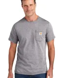 CARHARTT CT104616 Carhartt Force   Short Sleeve Po HthrGrey