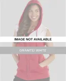 Boxercraft V30 Sleeveless Hoodie Granite/ White