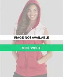 Boxercraft V30 Sleeveless Hoodie Mint/ White