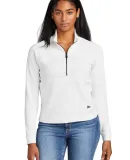 New Era LNEA541    Ladies STS 1/2-Zip FanWhite